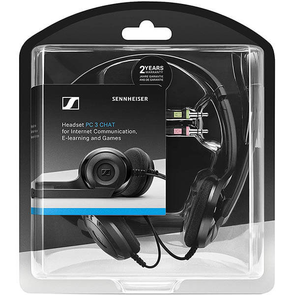 sennheiser pc 3 chat 3.5 mm computer headset